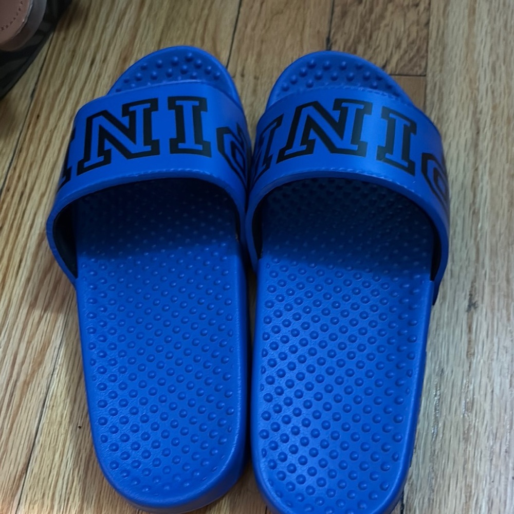 PINK Victoria's Secret Blue Sandals Casual Slip-On